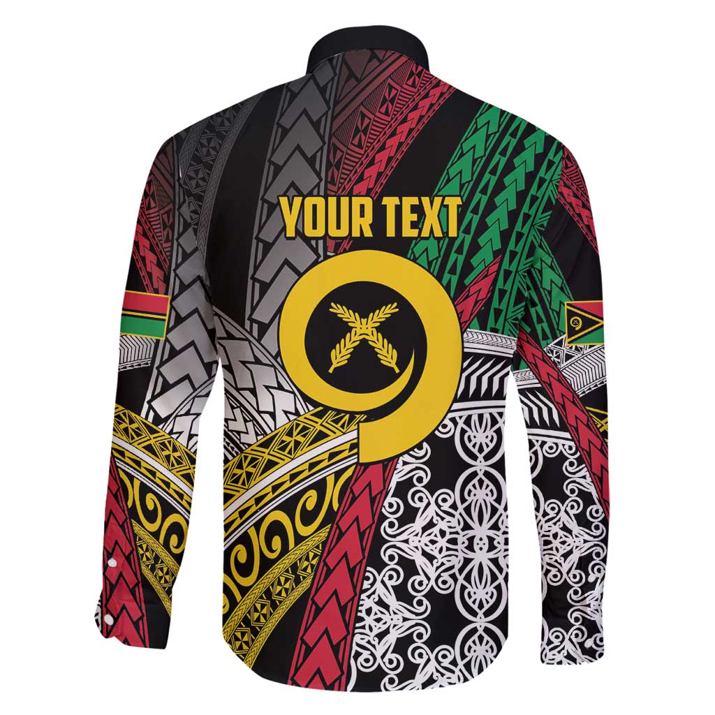Vanuatu Proud to be Ni-van Personalised Family Matching Tank Maxi Dress and Hawaiian Shirt with Mutis En Atan Patterns LT9 - Polynesian Pride