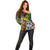 Vanuatu Proud to be Ni-van Personalised Off Shoulder Sweater with Mutis En Atan Patterns