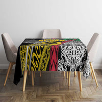 Vanuatu Proud to be Ni-van Personalised Tablecloth with Mutis En Atan Patterns