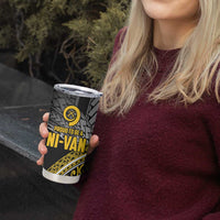 Vanuatu Proud to be Ni-van Personalised Tumbler Cup with Mutis En Atan Patterns