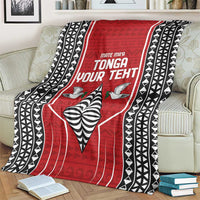 Custom Tonga Rugby Blanket Mate Maa Kupesi Style