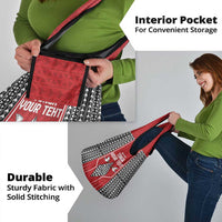 Custom Tonga Rugby Grocery Bag Mate Maa Kupesi Style