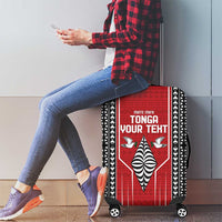 Custom Tonga Rugby Luggage Cover Mate Maa Kupesi Style