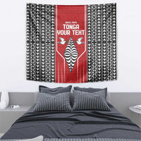 Custom Tonga Rugby Tapestry Mate Maa Kupesi Style