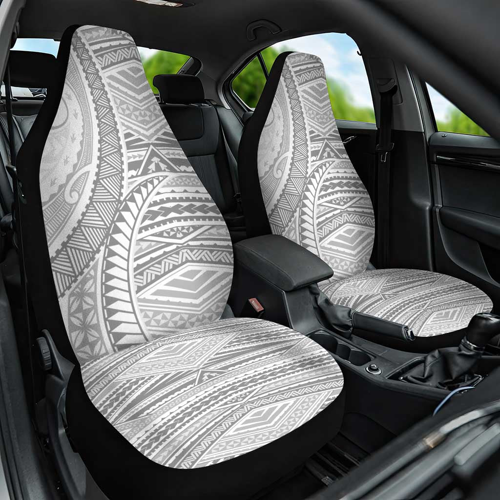 American Samoa White Sunday Car Seat Cover Polynesian Lotu Tamaiti LT9 One Size White - Polynesian Pride