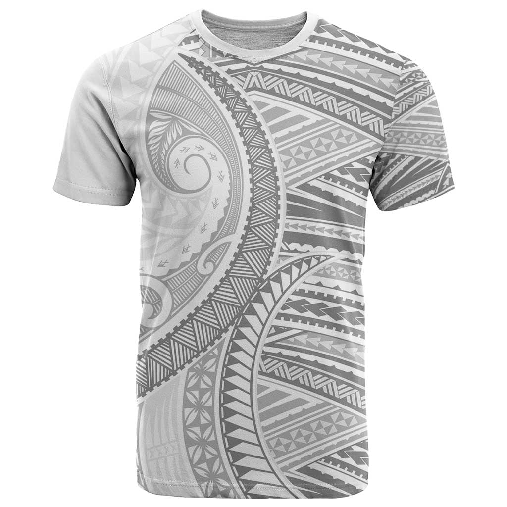 American Samoa White Sunday T Shirt Polynesian Lotu Tamaiti - Polynesian Pride