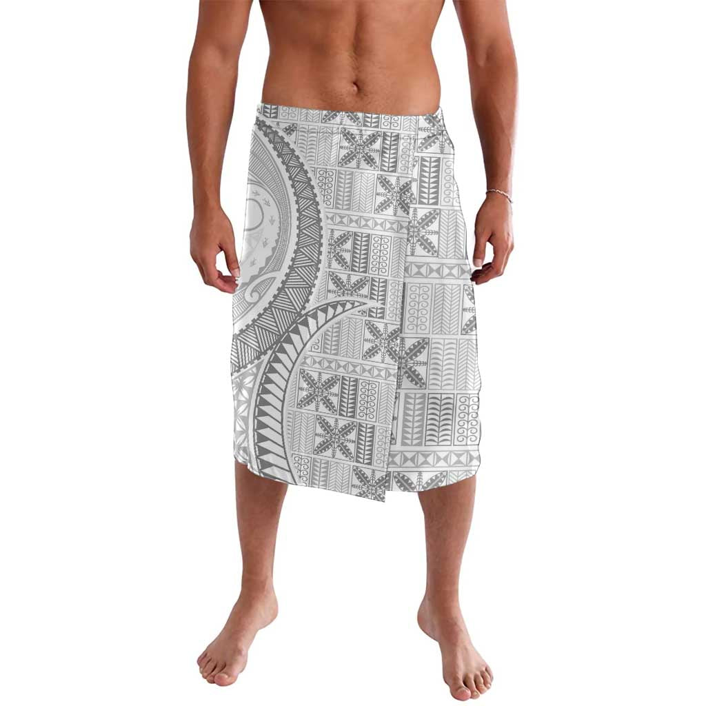 Niue White Sunday Lavalava Niuean Lotu Tamaiti Hiapo Pattern - Polynesian Pride