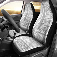 Polynesian White Sunday Car Seat Cover Lotu Tamaiti Melanesian Pattern LT9 - Polynesian Pride