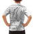 Polynesian White Sunday Hawaiian Shirt Lotu Tamaiti Melanesian Pattern - Polynesian Pride