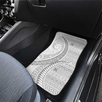 Tokelau White Sunday Car Mats Lotu Tamaiti Ngatu Tokelau Feletoa Manulua LT9 - Polynesian Pride