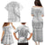 Tokelau White Sunday Family Matching Puletasi and Hawaiian Shirt Lotu Tamaiti Ngatu Tokelau Feletoa Manulua - Polynesian Pride