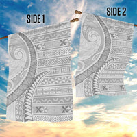Tokelau White Sunday Garden Flag Lotu Tamaiti Ngatu Tokelau Feletoa Manulua LT9 - Polynesian Pride