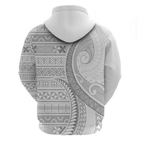 Tokelau White Sunday Hoodie Lotu Tamaiti Ngatu Tokelau Feletoa Manulua LT9 - Polynesian Pride