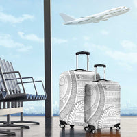 Tokelau White Sunday Luggage Cover Lotu Tamaiti Ngatu Tokelau Feletoa Manulua LT9 - Polynesian Pride
