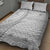 Tokelau White Sunday Quilt Bed Set Lotu Tamaiti Ngatu Tokelau Feletoa Manulua - Polynesian Pride