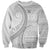 Tokelau White Sunday Sweatshirt Lotu Tamaiti Ngatu Tokelau Feletoa Manulua - Polynesian Pride