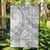 Tonga White Sunday Garden Flag Lotu Tamaiti Ngatu Tribal - Polynesian Pride