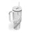 Tonga White Sunday Tumbler With Handle Lotu Tamaiti Ngatu Tribal - Polynesian Pride