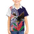 American Samoa Bald Eagle Personalized Kid Hawaiian Shirt Polynesian Teuila Flowers - Polynesian Pride