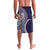 American Samoa Bald Eagle Personalized Lavalava Polynesian Teuila Flowers - Polynesian Pride
