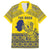 Niue Crab Personalised Family Matching Off The Shoulder Long Sleeve Dress and Hawaiian Shirt Niuean Hiapo Pattern - Polynesian Pride