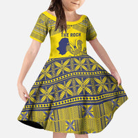 Niue Crab Personalised Family Matching Off Shoulder Maxi Dress and Hawaiian Shirt Niuean Hiapo Pattern - Polynesian Pride