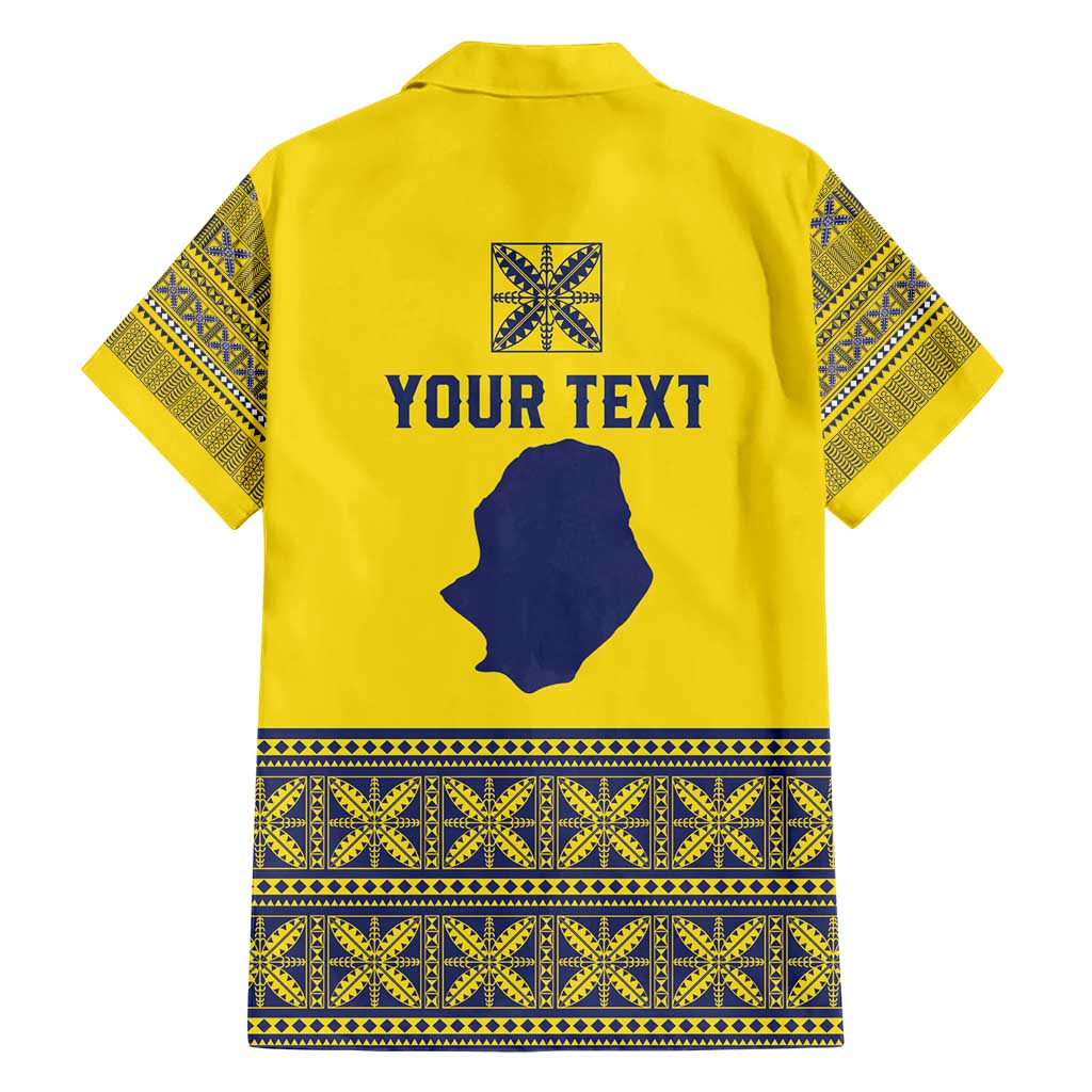 Niue Crab Personalised Family Matching Short Sleeve Bodycon Dress and Hawaiian Shirt Niuean Hiapo Pattern LT9 - Polynesian Pride