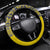 Niue Crab Steering Wheel Cover Niuean Hiapo Pattern - Polynesian Pride