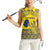 Niue Crab Personalised Women Sleeveless Polo Shirt Niuean Hiapo Pattern - Polynesian Pride