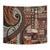 Vintage Samoa Siapo Mamanu Tapestry Brown Samoan Tapa Motif - Polynesian Pride