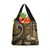 Vintage Samoa Siapo Mamanu Grocery Bag Gold Samoan Tapa Motif - Polynesian Pride