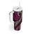 Vintage Samoa Siapo Mamanu Tumbler With Handle Pink Samoan Tapa Motif - Polynesian Pride
