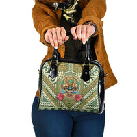 Hawaii Tiki Mask Shoulder Handbag Mele Kalikimaka i Iulai!