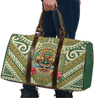 Hawaii Tiki Mask Travel Bag Mele Kalikimaka i Iulai! LT9 - Polynesian Pride