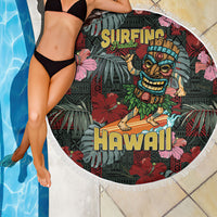 Hawaii Tiki Surfing Beach Blanket Mele Kalikimaka i Iulai!