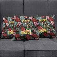 Hawaii Tiki Surfing Pillow Cover Mele Kalikimaka i Iulai!