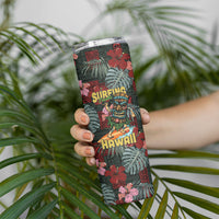 Hawaii Tiki Surfing Skinny Tumbler Mele Kalikimaka i Iulai!