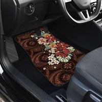 Kanoa Hawai'i Hibiscus Car Mats Polynesian Tribal Tattoo Pattern Floral Elements