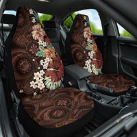 Kanoa Hawai'i Hibiscus Car Seat Cover Polynesian Tribal Tattoo Pattern Floral Elements