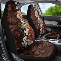 Kanoa Hawai'i Hibiscus Car Seat Cover Polynesian Tribal Tattoo Pattern Floral Elements