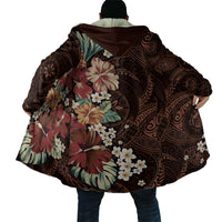 Kanoa Hawai'i Hibiscus Cloak Polynesian Tribal Tattoo Pattern Floral Elements