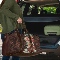 Kanoa Hawai'i Hibiscus Travel Bag Polynesian Tribal Tattoo Pattern Floral Elements