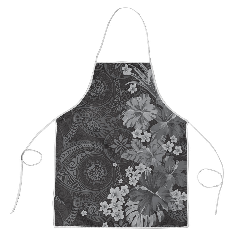 Pauli Hawai'i Hibiscus Apron Polynesian Tribal Tattoo Pattern Floral Elements