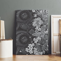 Pauli Hawai'i Hibiscus Canvas Wall Art Polynesian Tribal Tattoo Pattern Floral Elements