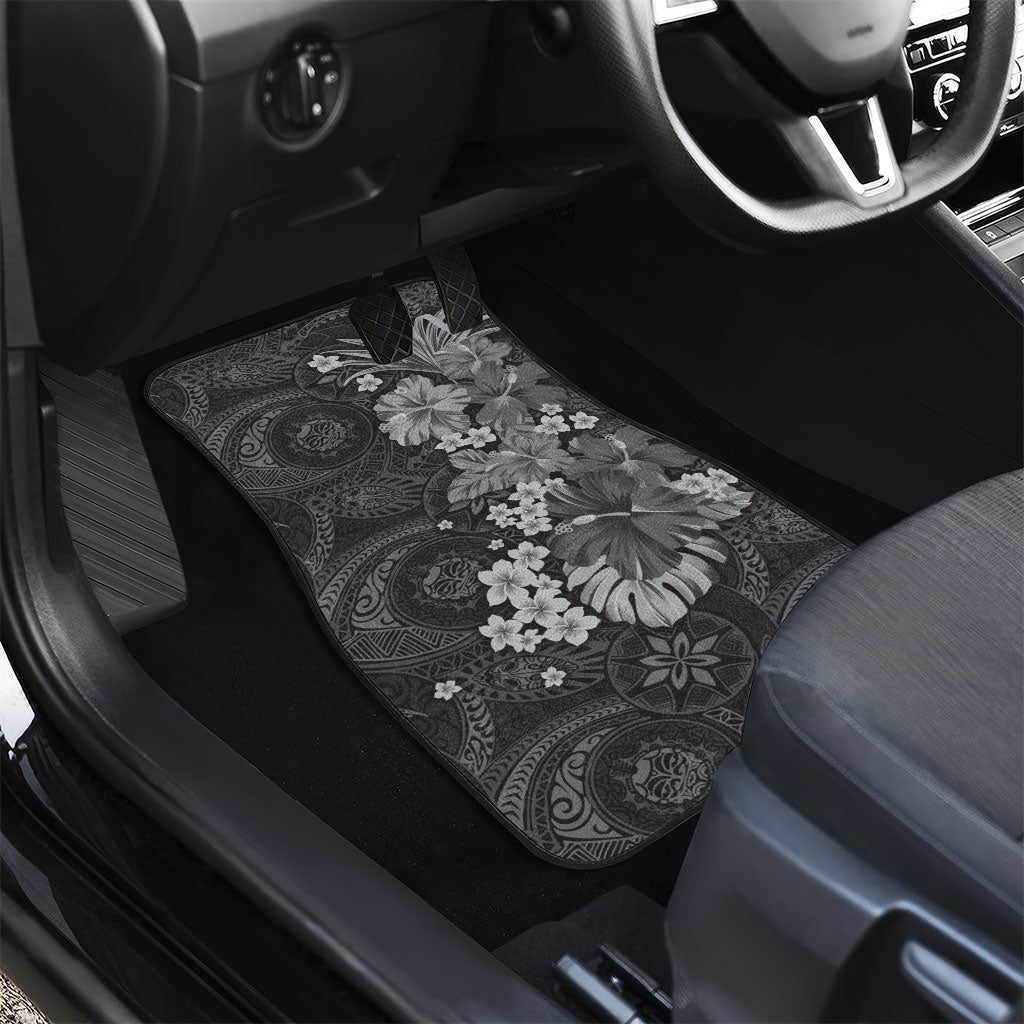 Pauli Hawai'i Hibiscus Car Mats Polynesian Tribal Tattoo Pattern Floral Elements