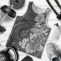 Pauli Hawai'i Hibiscus Men Tank Top Polynesian Tribal Tattoo Pattern Floral Elements