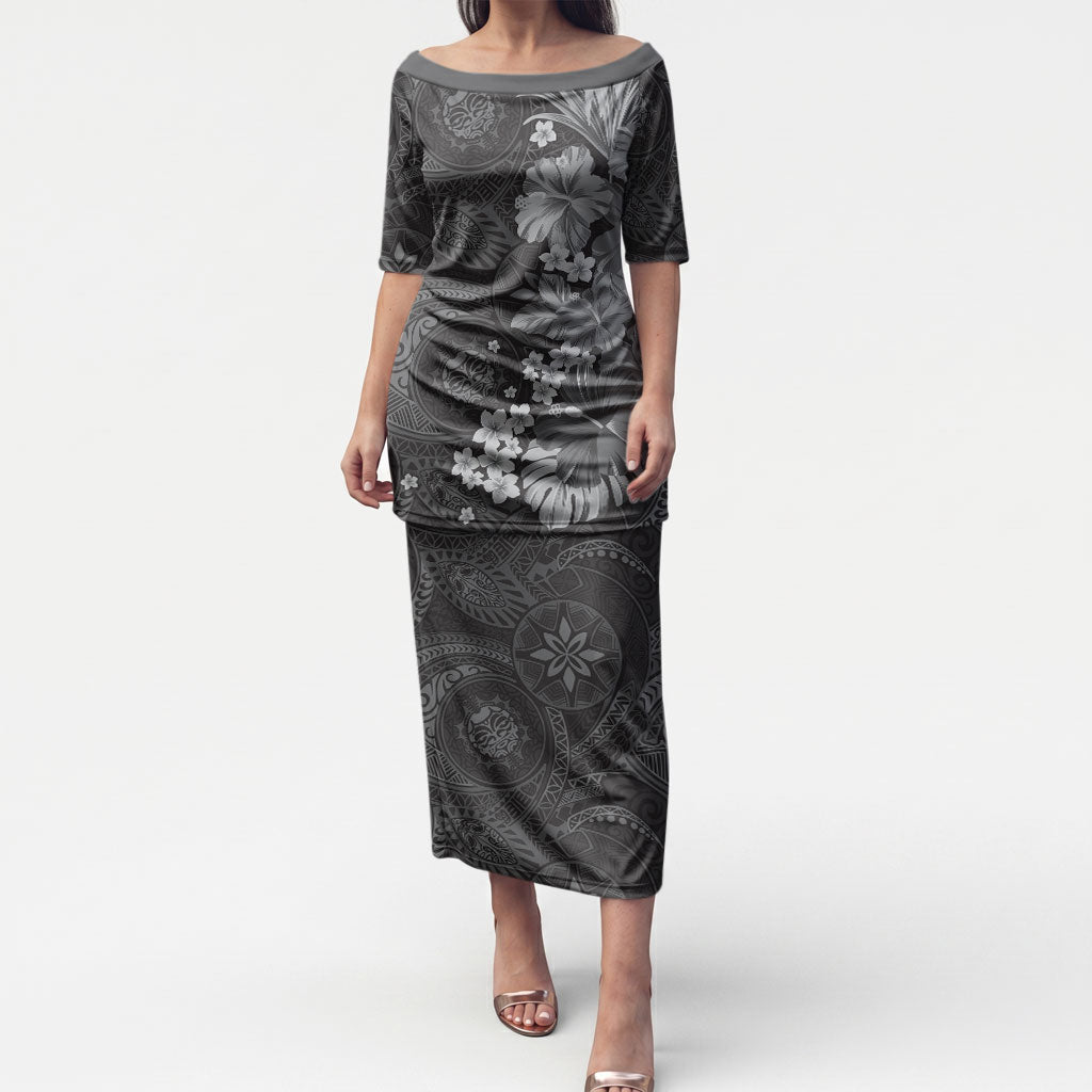 Pauli Hawai'i Hibiscus Puletasi Polynesian Tribal Tattoo Pattern Floral Elements