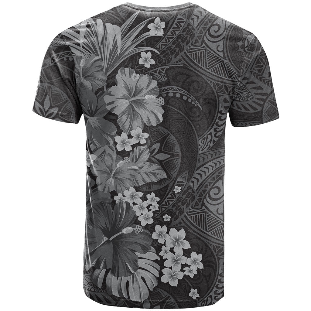 Pauli Hawai'i Hibiscus T Shirt Polynesian Tribal Tattoo Pattern Floral Elements