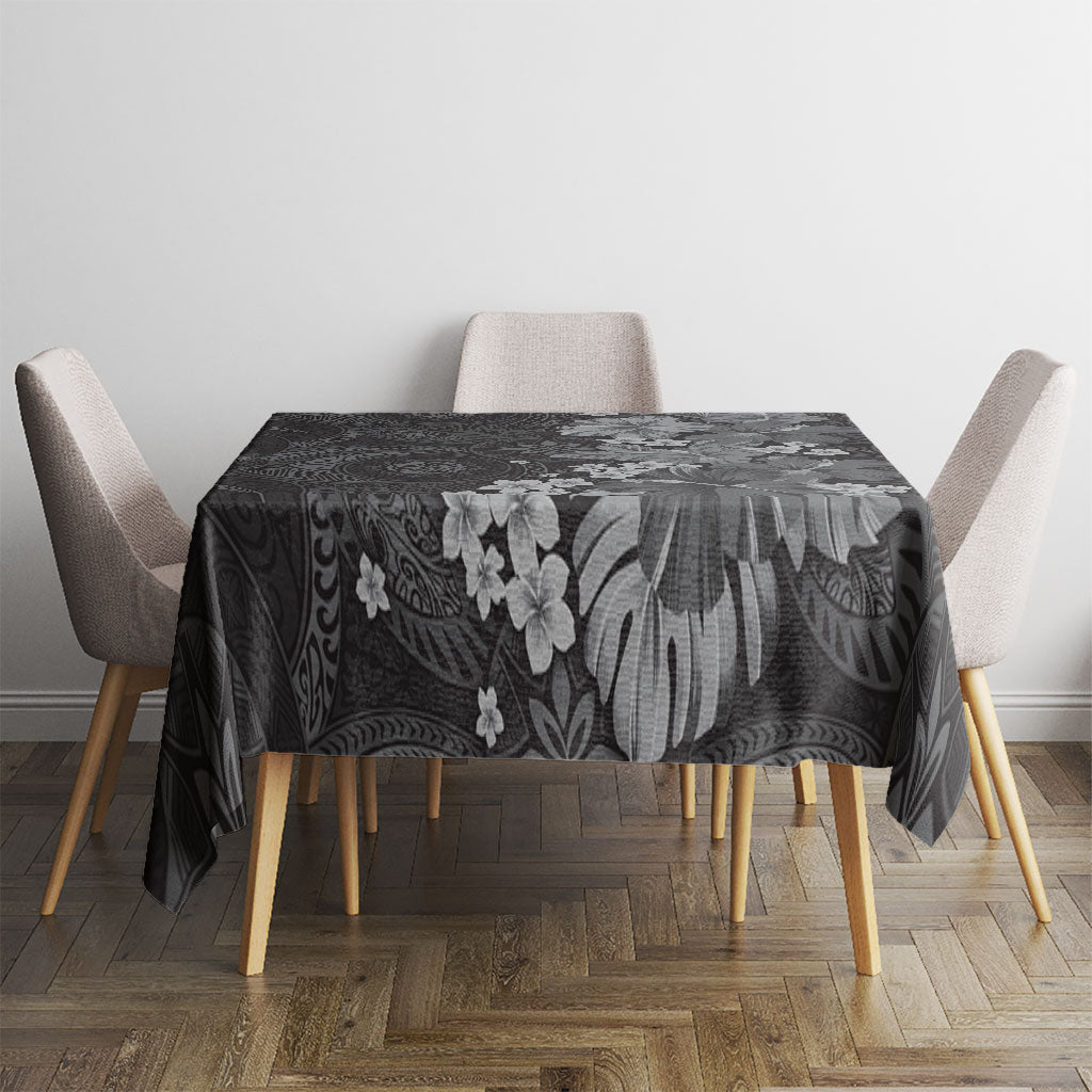 Pauli Hawai'i Hibiscus Tablecloth Polynesian Tribal Tattoo Pattern Floral Elements