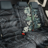 Pauliuli Hawai'i Hibiscus Back Car Seat Cover Polynesian Tribal Tattoo Pattern Floral Elements